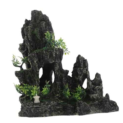BESTonZON Simulierte Aquarium Deko Resin Fisch Tank Versteck Höhle für Garnelen Zucht Natürliche Aquarien Landschaft Dekoration Betta Fisch Rückzugsort BESTonZON Simulierte Aquarium Deko Resin Fisch Tank Versteck Höhle für Garnelen Zucht Natürliche Aquarien Landschaft Dekoration Betta Fisch Rückzugsort von BESTonZON
