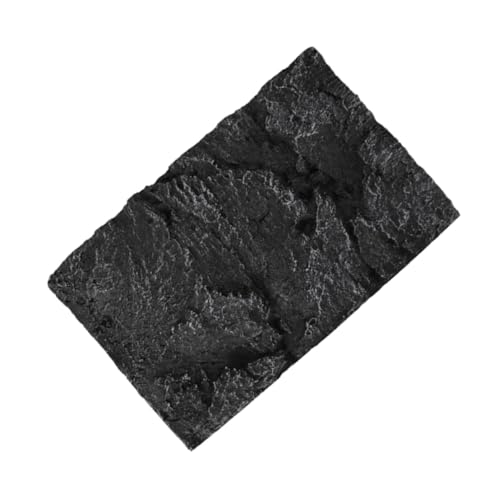 BESTonZON Simulierte Felsen Hintergrund Dekoration für Reptilien Terrarium Aquarium Hintergrund für Natürliche Umgebung Leicht und Farbenfroh für Fischbecken und Terrarien von BESTonZON