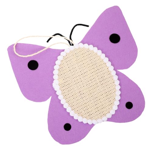 BESTonZON Sisal Katzen Griff Kratzen Schmetterling Auswechselbares Kratzbrett Kratzmatte Für Katze Hängender Kratzblock Katzenkrallen-schleifpad Katze Schleifpad Katzenbedarf Gefühlt BESTonZON Sisal Katzen Griff Kratzen Schmetterling Auswechselbares Kratzbrett Kratzmatte Für Katze Hängender Kratzblock Katzenkrallen-schleifpad Katze Schleifpad Katzenbedarf Gefühlt von BESTonZON