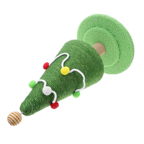 BESTonZON Sisal-kratzbaum Für Katzen: 53,3 cm Hohes Katzenkratzspielzeug in Weihnachtsbaumform – Kätzchenkratzbaum, Kratzbaum Für Die Feiertage, Kratzstange Für Haustiere, Möbelschutz BESTonZON Sisal-kratzbaum Für Katzen: 53,3 cm Hohes Katzenkratzspielzeug in Weihnachtsbaumform – Kätzchenkratzbaum, Kratzbaum Für Die Feiertage, Kratzstange Für Haustiere, Möbelschutz von BESTonZON