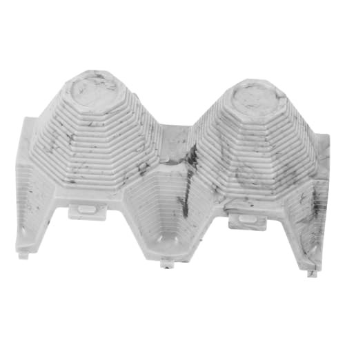 BESTonZON Skorpionschutz Reptilienhäute Und Höhlen Höhle Verstecken Reptilienhauthöhle Aus Kunststoff Zubehör Für Geckobecken Verstecke Terrarium Versteckhöhle Höhle Für Geckos Grey PVC von BESTonZON