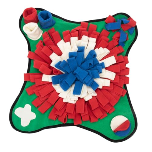 BESTonZON Schnüffelmatte Für Hunde Futterkissen Zum Verstecken Von Snacks Haustierspielzeug Zum Langsamen Fressen Für Welpen Und Erwachsene von BESTonZON