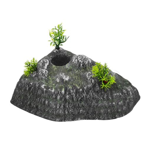BESTonZON Sonnenterrasse Für Schildkröten Und Reptilien-Dock Stein-Aquarium-Ornament Landschaftselement Für Fischtanks von BESTonZON
