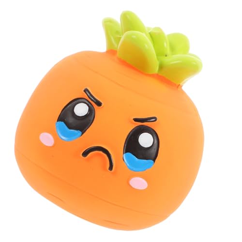 BESTonZON Sound- Für Haustiere Hundebälle Quietschen Quietschendes Kauspielzeug Für Hunde Interaktive Hundespielzeug Hunde Quietschender Ball Kleines Hundespielzeug Emulsion Orange von BESTonZON