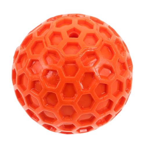BESTonZON Squeaky Hundespielzeug Ball aus Weichem Gummi mit Innovativem Wabendesign für Kleine und Mittelgroße Hunde Langlebig Leicht zu Reinigen Interaktives Kauspielzeug für Welpen und von BESTonZON