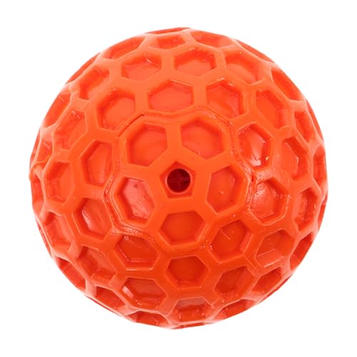 BESTonZON Squeaky Hundespielzeug Ball aus Weichem Robustem Gummi mit Bienenwabenförmigem Design für Kleine Hunde und Welpen Interaktiver Kauspielzeugball zur Mentalen Anregung und Gesunden von BESTonZON