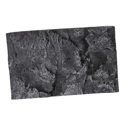 BESTonZON Steinhintergrund für Reptilien Aquarium PU Material Hochdetaillierte Dekoration Einfach Zuschneidbar und Montierbar Langlebig und Fadebeständig von BESTonZON