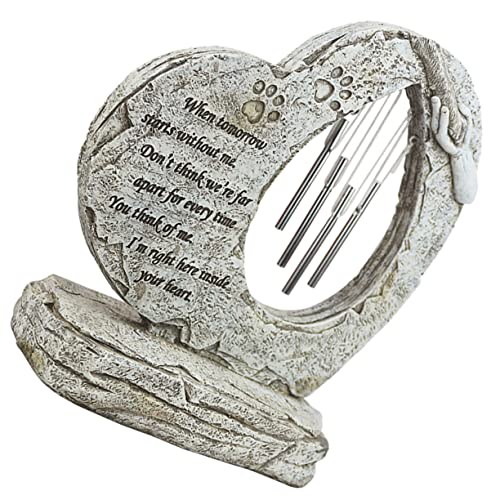 BESTonZON Tiergrabstein mit Herzförmiger Gedenkstein aus Hochwertigem Resin für Innen und Außenbereich Gedenkaccessoire für Haustierbesitzer Trauerschmuck BESTonZON Tiergrabstein mit Herzförmiger Gedenkstein aus Hochwertigem Resin für Innen und Außenbereich Gedenkaccessoire für Haustierbesitzer Trauerschmuck von BESTonZON