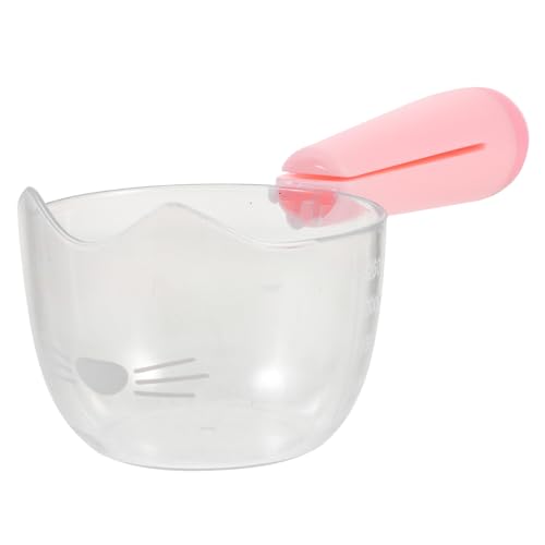 BESTonZON Tiernahrungslöffel Mit Clip rutschfeste Futterschaufel Für Katzen Transparent Mit Multifunktional Komfortabel Für Futteraufbewahrung von BESTonZON