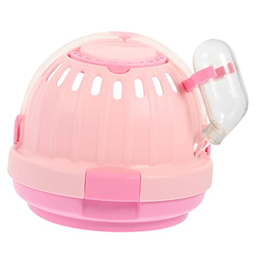 BESTonZON Tragetasche für Kleine Haustiere Atmungsaktiver Hamsterkäfig Meerschweinchen Transportbox mit Sicherem Design für Reisen und Tierarztbesuche Kompakt von BESTonZON