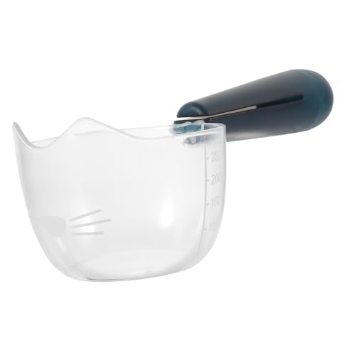 BESTonZON Transparente Haustier Futterschelle mit Messskala rutschfest Kompakt und Handlich Nassfutterschelle und Beutelclip für Katzen und Hunde Praktische Portionierung und Einfache BESTonZON Transparente Haustier Futterschelle mit Messskala rutschfest Kompakt und Handlich Nassfutterschelle und Beutelclip für Katzen und Hunde Praktische Portionierung und Einfache von BESTonZON