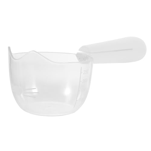 BESTonZON Transparenter Messbarer Futterschaufel und Clipschöpfer für Haustiere Vielseitig für und Trockenfutter Kleine Portionen für Hunde und Katzen Ergonomisch und Praktisch für Einfache von BESTonZON