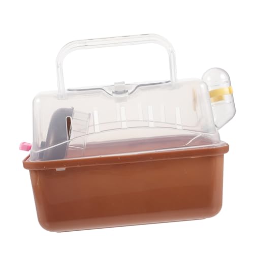 BESTonZON Transportkäfig Für Hamster Transportbox Für Kleintiere Mit Fenster Für Reisen Ausflüge Und Aus Robustem Kompakte von BESTonZON