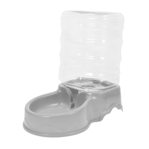 BESTonZON Trinkbrunnen Für Haustiere Dual Groß Wasser Spender Katzenfutter Flasche Tülle Heimtierbedarf Futternapf Für Katzen Futterautomat Für Hunde Hundefutter Plastik Grey BESTonZON Trinkbrunnen Für Haustiere Dual Groß Wasser Spender Katzenfutter Flasche Tülle Heimtierbedarf Futternapf Für Katzen Futterautomat Für Hunde Hundefutter Plastik Grey von BESTonZON