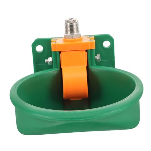 BESTonZON Trinkbrunnen für Rinder und Schafe Kleiner Tierwasserspender Wasserspender für Tiernahrung Wasserzufuhr Automatischer Tiertrinknapf Futtertrog für Ziegen Abs Green von BESTonZON