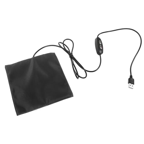 BESTonZON USB Heizmatte für Kleintiere Temperaturregelbare Heizmatte für Hamster Kaninchen Vögel und Chinchillas Tragbar und Sicher für Optimale Wärme im Winter von BESTonZON