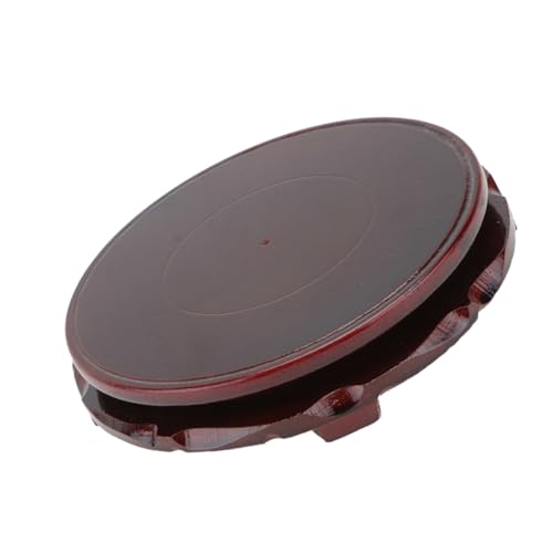 BESTonZON Versatile Rotatable Wooden Base für Blumentöpfe Dekorativer Sockel Simulation für Pflanzen Aquarien und Kreative Deko von BESTonZON
