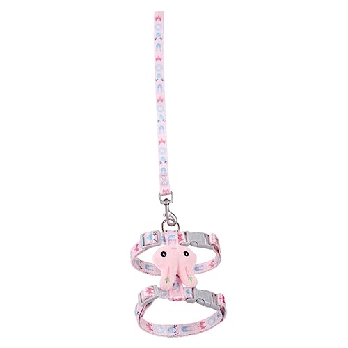 BESTonZON Verstellbare Katzenleine I Form Sicherheitsleine für Kleine Katzen bis Outdoor Katzengeschirr mit Flachem Nicht Verhedderndem Seil und Niedlichem Kaninchenmuster BESTonZON Verstellbare Katzenleine I Form Sicherheitsleine für Kleine Katzen bis Outdoor Katzengeschirr mit Flachem Nicht Verhedderndem Seil und Niedlichem Kaninchenmuster von BESTonZON