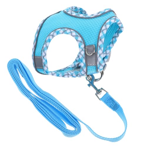 BESTonZON Katzenset Mit Geschirr Und Leine Für Haustiere Tragbares Kätzchengeschirr Verstellbare Katzenweste Für Kleine Tiere Robuste Katzenleine Zum Spazierengehen BESTonZON Katzenset Mit Geschirr Und Leine Für Haustiere Tragbares Kätzchengeschirr Verstellbare Katzenweste Für Kleine Tiere Robuste Katzenleine Zum Spazierengehen von BESTonZON