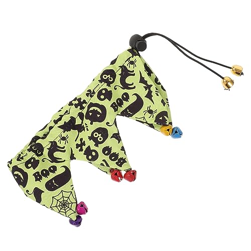 BESTonZON Verstellbares Katzenhalsband Halloween Pet Accessory aus Leichtem Komfortables Hundehalsband für Katzen und Kätzchen Geeignet für Partys und Dekoratives Haustierzubehör Grün von BESTonZON