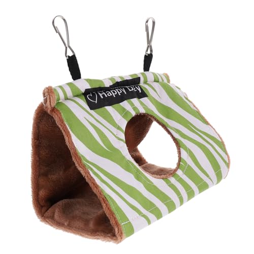 BESTonZON Vogel Hängebett für Kleine und Mittelgroße Winterfestes Haustier Zeltbett Gemütliche Hängematte Farbenfrohes Kuschelzelt mit Spielmöglichkeiten BESTonZON Vogel Hängebett für Kleine und Mittelgroße Winterfestes Haustier Zeltbett Gemütliche Hängematte Farbenfrohes Kuschelzelt mit Spielmöglichkeiten von BESTonZON