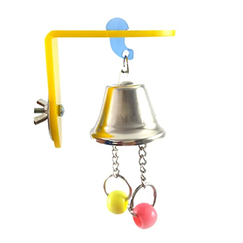 BESTonZON Papageien Spielzeug Hängendes Kauspielzeug Mit Glocke Interaktive Vögel Beschäftigung Dekoratives Zubehör Für Vogelkäfige Farbe Zufällig BESTonZON Papageien Spielzeug Hängendes Kauspielzeug Mit Glocke Interaktive Vögel Beschäftigung Dekoratives Zubehör Für Vogelkäfige Farbe Zufällig von BESTonZON