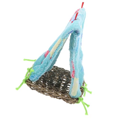 BESTonZON Vogelzelt Papageien Hängematte Aus Gewebtem Material Dreieck Schlafnest Für Vögel Kreatives Vogelzelt Für Papageien Und Sittiche Zufällige Farben Spielzeug Für Haustiere von BESTonZON
