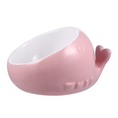 BESTonZON Wal-Katzennapf Futternapf Heimtierbedarf Kätzchen Schüssel Walschale pet Bowl katzenfutter schüssel Haustierfutterschale Haustiernapf Futterautomat für Katze Keramik Rosa BESTonZON Wal-Katzennapf Futternapf Heimtierbedarf Kätzchen Schüssel Walschale pet Bowl katzenfutter schüssel Haustierfutterschale Haustiernapf Futterautomat für Katze Keramik Rosa von BESTonZON