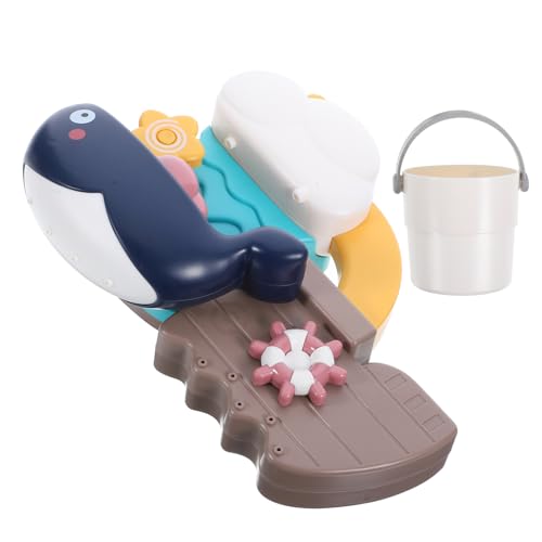 BESTonZON Wal-badespielzeug Kinderspielzeug Badespielzeug Für Kleinkinder Kinderbadspielzeug Badewannenspielzeug Für Bildungsspielzeug Badewanne Plastik von BESTonZON