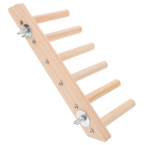 BESTonZON Wandmontiertes Katzen Kletterregal aus Holz Stufige Kletterleiter für Katzen Platzsparende Katzenplattform für Aktives und Gesundes Innenräumen von BESTonZON