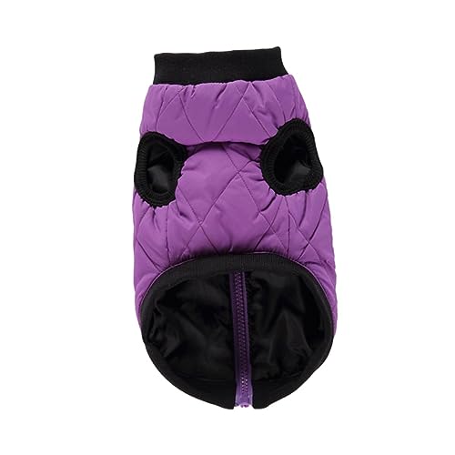 BESTonZON Warme Hundejacke Wintermantel Leichtes Outdoor Haustier Kostüm Fleece Atmungsaktiv für Kleine und Mittlere Hunde Komfortables Hundebekleidung Winter von BESTonZON