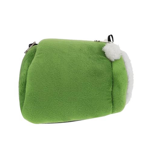 BESTonZON Warme Kuschelhöhle für Hamster und Kleine Haustiere Gemütliches Nest in Grün Langlebiges Schlafhaus für Kaninchen Meerschweinchen und Igel Platzsparend für Käfige und Freigehege von BESTonZON