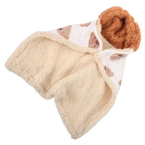 BESTonZON Warmer Hundebademantel aus Weichem Dickem Material für Welpen Bequeme Leichte Haustier Bademanteljacke für Fotoshootings Weihnachten und Partys Einfach Anzuziehen und Wärmend von BESTonZON