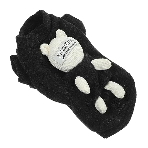 BESTonZON Warmer Hundepullover Wintermantel mit Baumwolle Dicke Thermoweste für Kleine Hunde Weiche und Bequeme Haustierkleidung mit Niedlichem Bärenmotiv für Kalte Tage und Haustieroutfits BESTonZON Warmer Hundepullover Wintermantel mit Baumwolle Dicke Thermoweste für Kleine Hunde Weiche und Bequeme Haustierkleidung mit Niedlichem Bärenmotiv für Kalte Tage und Haustieroutfits von BESTonZON