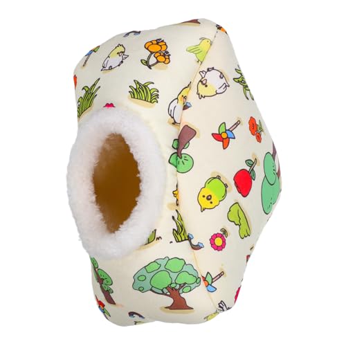 BESTonZON Warmer Vogelhöhlen-schlafplatz Hängendes Plüsch-Nest für Papageien und Kleine Vögel Isoliertes Winter-Bett Schnelles Reinigen Sicherer Rückzugsort für Wellensittiche und von BESTonZON