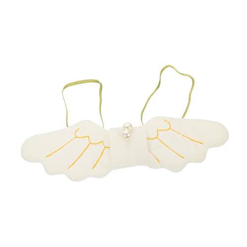 BESTonZON Wear Resistant Haustier Engelsflügel Brustgeschirr Dekorative Katzenflügel Kostüm Niedliche Halloween Katzenkleidung Leicht Anzuziehen Sicher für Kleine Hunde und Katzen Bequem von BESTonZON