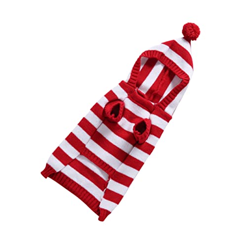 BESTonZON Weihnachtlicher Hundepullover Aus Strick Bequeme Haustierkleidung Für Atmungsaktiv Für Festliche Anlässe von BESTonZON