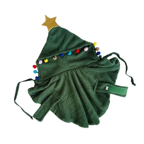 BESTonZON Weihnachtliches Haustierkostüm Atmungsaktive und Bequeme Hundekleidung Langlebiger Weihnachtsumhang für Hunde Festliches Outfit für Haustierfeiern und Dekoration von BESTonZON