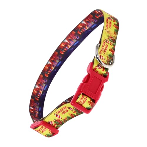 BESTonZON Weihnachts Hundehalsband Verstellbares Design Für Kleine Bequemes Und Sicheres Halsband Mit Festlichem Look Für Weihnachtszeit Und Partys von BESTonZON