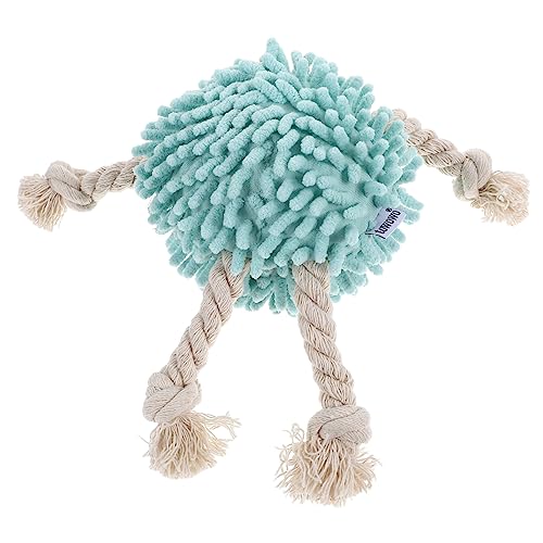 BESTonZON Quietschspielzeug Für Hunde Zerrspielzeug Aus Plüsch Interaktives Hundespielzeug Mit Schleppseil Kauspielzeug Zum Zähneputzen Quietschendes Spielzeug Für Kleine Und Große von BESTonZON