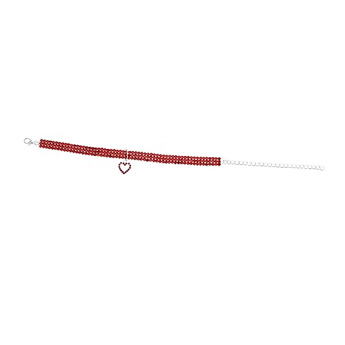 BESTonZON Welpenhalsband Mit Elastisches Haustierkragen Mit Herzförmigem Anhänger Und Bequem Für Kleine Und Mittlere von BESTonZON