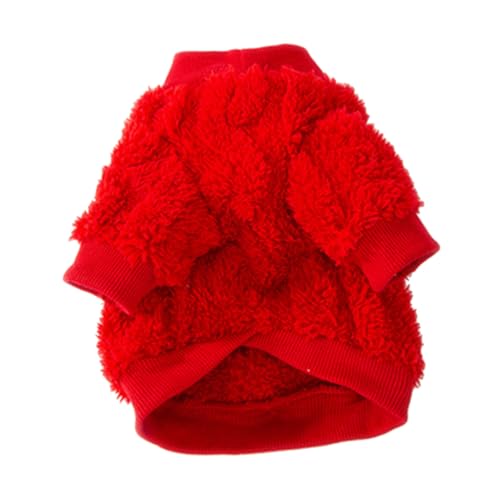 BESTonZON Winter Hundepullover mit Niedlichem Chinesischem Drachenmuster Warmes Atmungsaktives Haustierkostüm für Kleine Hunde Festliche Neujahrsbekleidung für und Training von BESTonZON