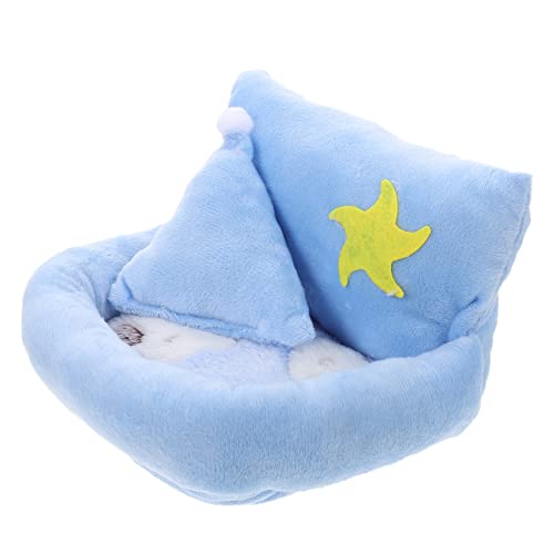 BESTonZON Zuckergleiter Nest für Hamster und Meerschweinchen Plüsch Schlafbett für Kleintiere Kuschelige für Winterversteck und Gemütliche Ruhezeiten BESTonZON Zuckergleiter Nest für Hamster und Meerschweinchen Plüsch Schlafbett für Kleintiere Kuschelige für Winterversteck und Gemütliche Ruhezeiten von BESTonZON