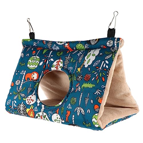 BESTonZON dreieckiges Papageiennest Zucht Verschachtelung Käfig Barsch hängend dreieckiger pet Bed Baumwollstoff haustierfeldbett Vogelhaus Papagei warmes Nest Baumwolle Blue BESTonZON dreieckiges Papageiennest Zucht Verschachtelung Käfig Barsch hängend dreieckiger pet Bed Baumwollstoff haustierfeldbett Vogelhaus Papagei warmes Nest Baumwolle Blue von BESTonZON