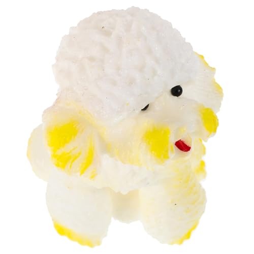 BESTonZON kneifen Mini Hund Knuddel Hund Figur Spaßiges lustiges hundespielzeug Haustier winziges tierisches Quetschspielzeug Emulsion von BESTonZON