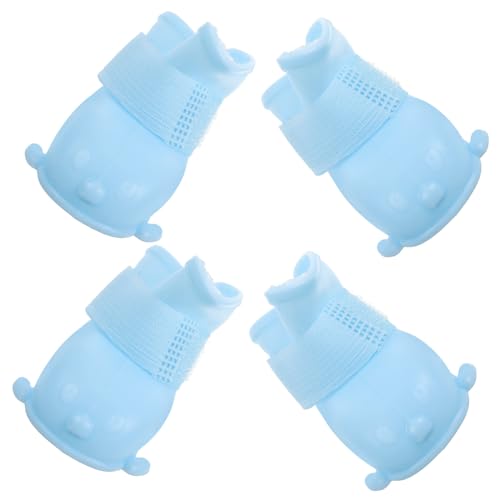 BESTonZON wasserdichte Hundeschuhe mit Rutschfester Gummisohle Verstellbare Outdoor Booties für Schnee und Regen Geräuschreduzierend Warmes Innenfutter Leichter Ausziehkomfort BESTonZON wasserdichte Hundeschuhe mit Rutschfester Gummisohle Verstellbare Outdoor Booties für Schnee und Regen Geräuschreduzierend Warmes Innenfutter Leichter Ausziehkomfort von BESTonZON
