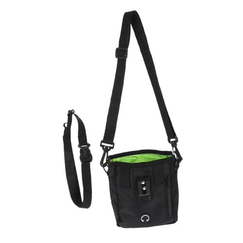 BESTonZON wasserdichte Hundetrainings Tasche mit Pfeife und Clicker Verstellbarer Schultergurt Leckerlitasche und Mesh Fach für Schlüssel und Handy Praktische Bauchtasche für und von BESTonZON