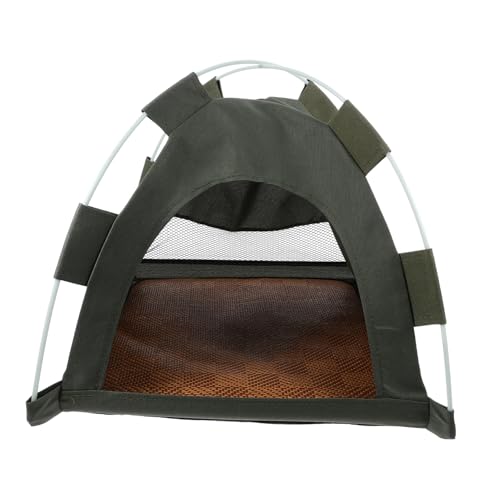 Faltbares Haustierzelt für Katzen Atmungsaktives Kätzchenzelt für Drinnen und Draußen Kompaktes Leichtes Design für Campingabenteuer von BESTonZON