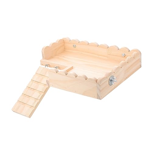 BESTonZON Hamster Spielzeug Holzrahmen Plattform Für Kleine Haustiere Hamster Leiter Spielzeug Für Meerschweinchen Käfigzubehör BESTonZON Hamster Spielzeug Holzrahmen Plattform Für Kleine Haustiere Hamster Leiter Spielzeug Für Meerschweinchen Käfigzubehör von BESTonZON