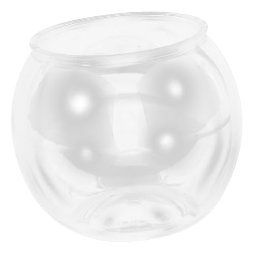 Transparenter Runder Fischtank für Desktop Dekoration Unzerbrechliches Aquarium für Pflanzen und Fische als Mittlere Transparenter Runder Fischtank für Desktop Dekoration Unzerbrechliches Aquarium für Pflanzen und Fische als Mittlere von BESTonZON